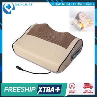 Gối Mát Xa Cổ, Gối Massage Rung Xoay Hồng Ngoại 16 Bi Osaka SA G38