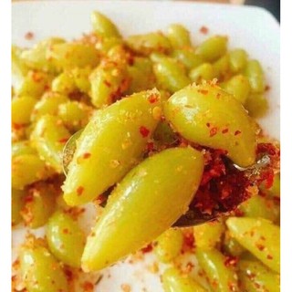 NHO LÀO SỐC MUỐI ỚT ( hủ 500 gram) tặng kem muối ớt