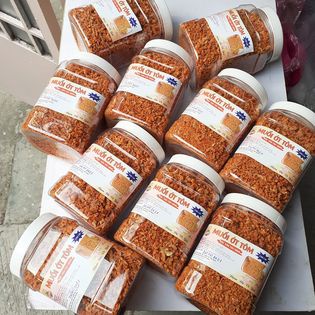 Muối Tôm Tây Ninh Hạt To Hũ 500GR, Nguyên Con Thơm Ngon Chính Gốc Đậm Đà Vị Quê Hương