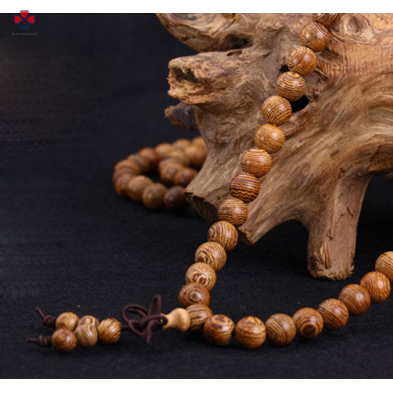 Dây đeo tay đa lớp 108 chuỗi hạt gỗ thời trang cho tín đồ đạo phật | BigBuy360 - bigbuy360.vn