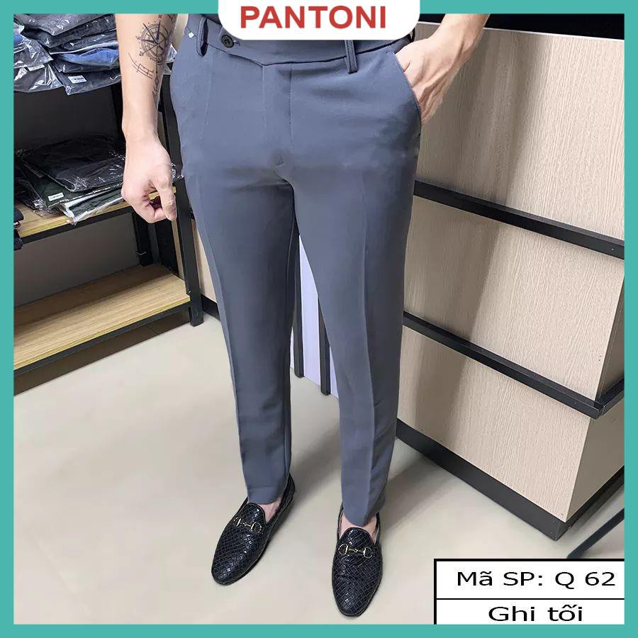 Quần tây nam Korean cao cấp chất vải tuyết mưa, co giãn 4 chiều Hàn dáng ôm body chống nhăn tuyệt đối | BigBuy360 - bigbuy360.vn