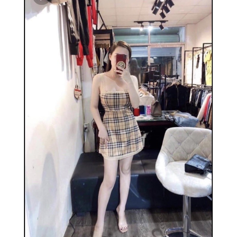 ĐẦM BBR HAI DÂY REN HOTGIRL ảnh thật 100% bao đẹp( có mút ngực)