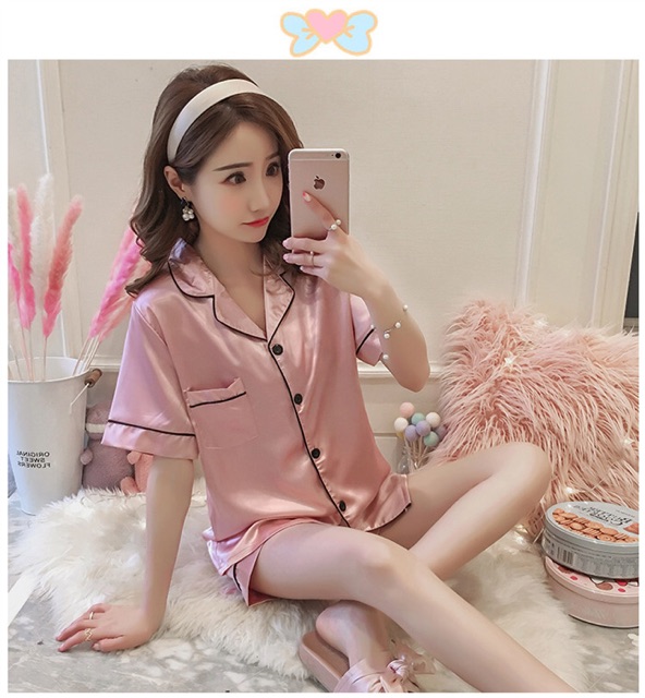 Bộ pijama short trơn cao cấp big size cho người ngoại cỡ 5XL 80-95kg