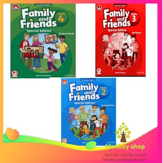[GIÁ SÔC] Flashcard Family And Friends Special Edition Grade 1,2,3,4,5 Chất liệu giấy cán bóng in 2 mặt khổ A5 cứng cáp