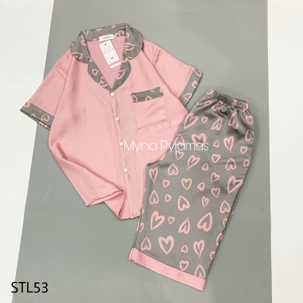 [Hàng Có Size] Bộ Pijama Lụa Cộc Lửng - Bộ Mặc Nhà Lửng Mềm Mát THấm Hút Mồ Hôi | BigBuy360 - bigbuy360.vn