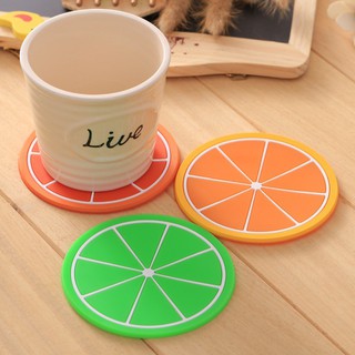 Fruit Shape Antiskid Heat Insulation Coaster Creative Bowl Placemat Cup Meal Pad