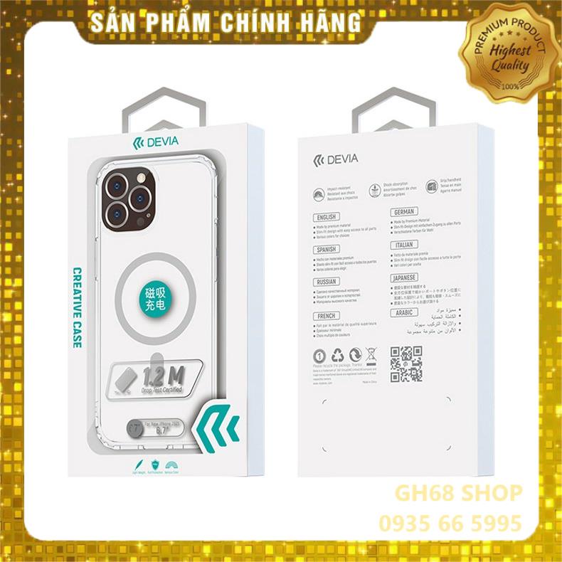 Ốp lưng Trong Suốt Magsafe cho iPhone 14 Series - Chính Hãng DEVIA