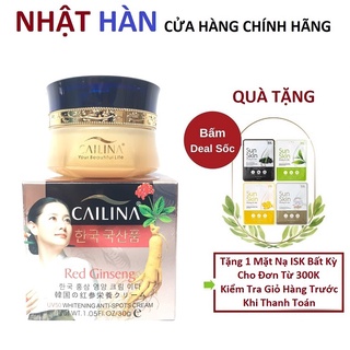 Kem nhân sâm giúp giảm nám, tàn nhang, dưỡng da trắng mịn CAILINA 30g