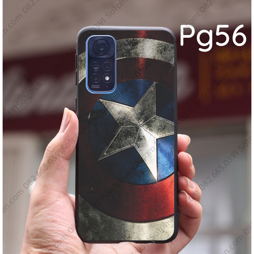 Ốp lưng Xiaomi Redmi Note 11 / Note 11s 4G (bản VN) / Note 11s 5G dẻo đen in hình thiên cá tính, trẻ trung