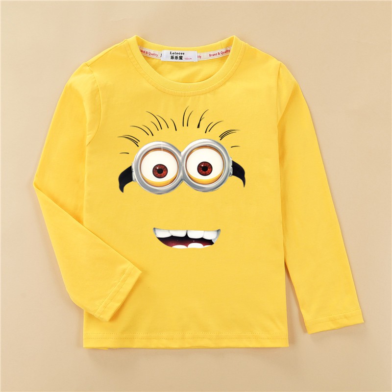 Áo thun ngắn tay in hình Minion cho bé
