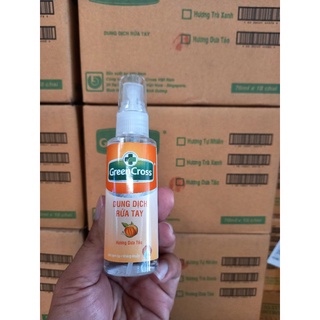 Dung Dịch Nước Rửa Tay Khô GREEN CROSS Hương Dưa Táo(70ml)