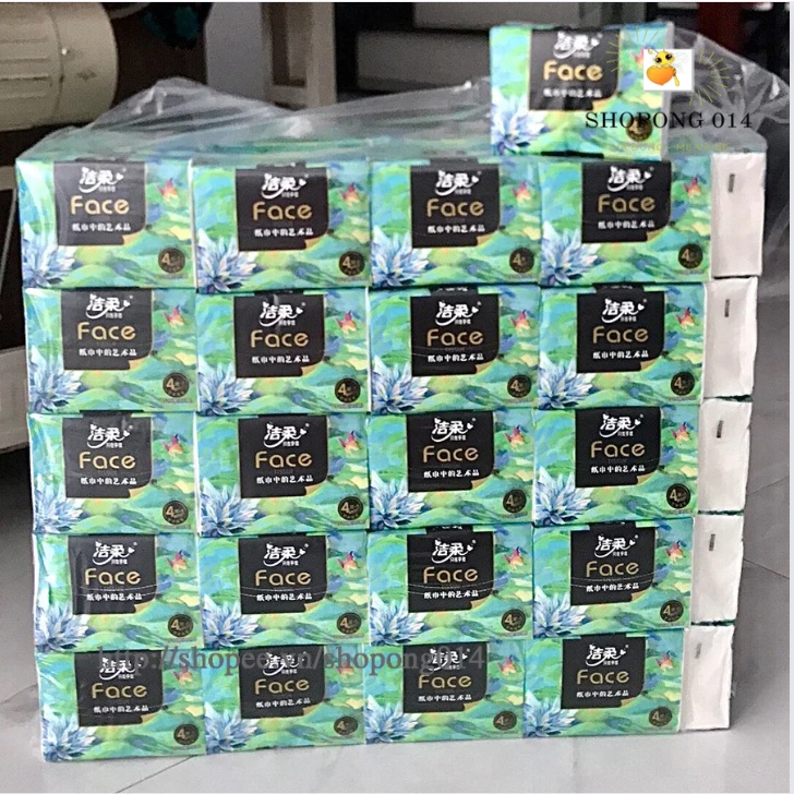 Giấy ăn C&S thùng 18 gói, giấy rút, giấy lau khô, khăn giấy