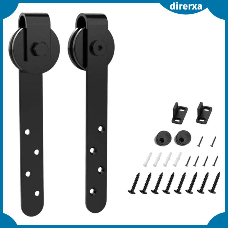 Bộ Thanh Trượt Cửa Ra Vào Bằng Thép Màu Đen Chất Lượng Cao