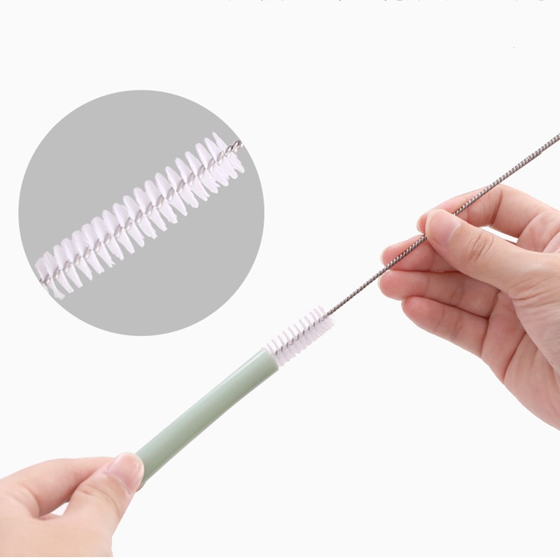 Bộ 6 Ống hút silicon bảo vệ môi trường ống hút silicone tái sử dụng
