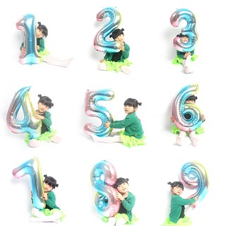 Bong Bóng Hình Số 32 Inch Trang Trí Tiệc Sinh Nhật Cho Bé