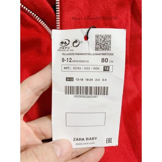 [THANH LÝ]- Áo khoác dạ size 9/12m-3/4y