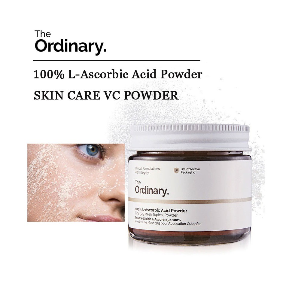 [Hàng Mới Về] The Ordianry Bột Vitamin C  L-Ascorbic Acid Powder Làm Sáng Da Mờ Thâm Đều Màu Da Tăng Hiệu Quả Chống Nắng