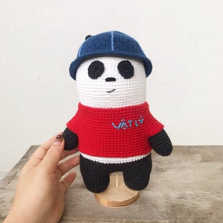 Gấu We Bare Bears móc len handmade