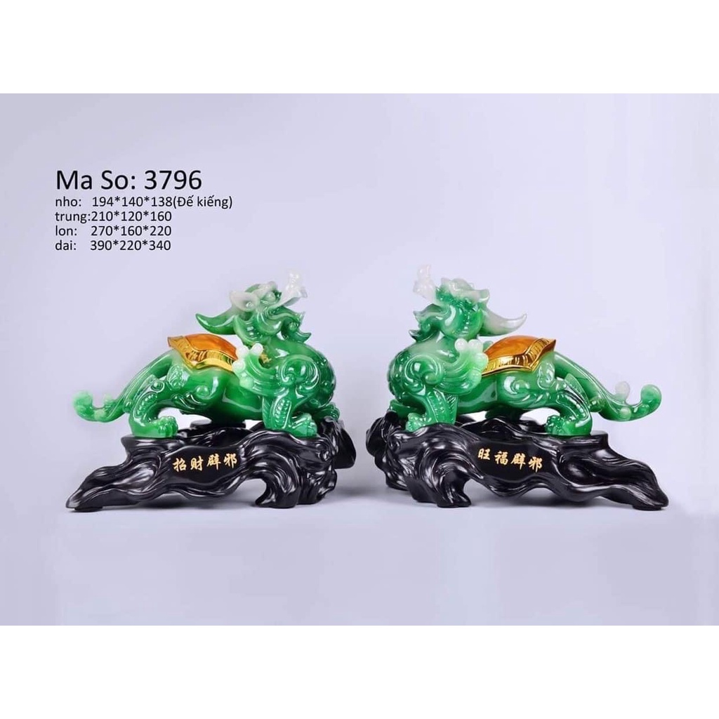 Cặp Tỳ Hưu Phong Thuỷ Đế Gỗ - Tỳ Hưu Phong Thuỷ Chiêu Tài Kích Lộc