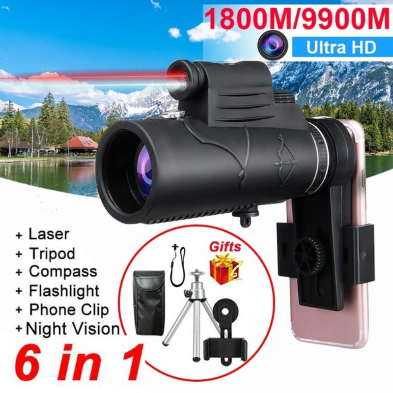 Ống Nhòm Siêu Dài 1800M / 9900M Kèm Đèn Pin