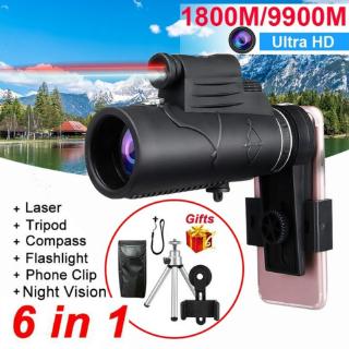  Kính thiên văn một mắt hồng ngoại cực dài 1800M   9900M kính thiên văn laser tầm nhìn ban đêm + đèn pin la bàn 
