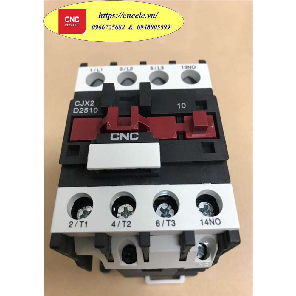 Khởi Động Từ CNC 3 Pha - 25A, CONTACTOR CNC 3P - 25A, Mã CJX2D-2510