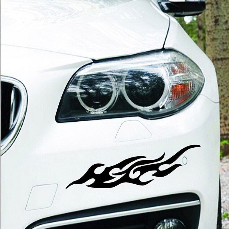 Miếng Dán Hình Ngọn Lửa 3D Trang Trí Xe Hơi, Laptop