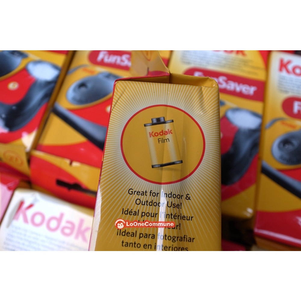 Máy ảnh phim chụp một lần Kodak Fun Saver 27 ảnh ISO 800 thủ công có đèn trợ sáng | BigBuy360 - bigbuy360.vn