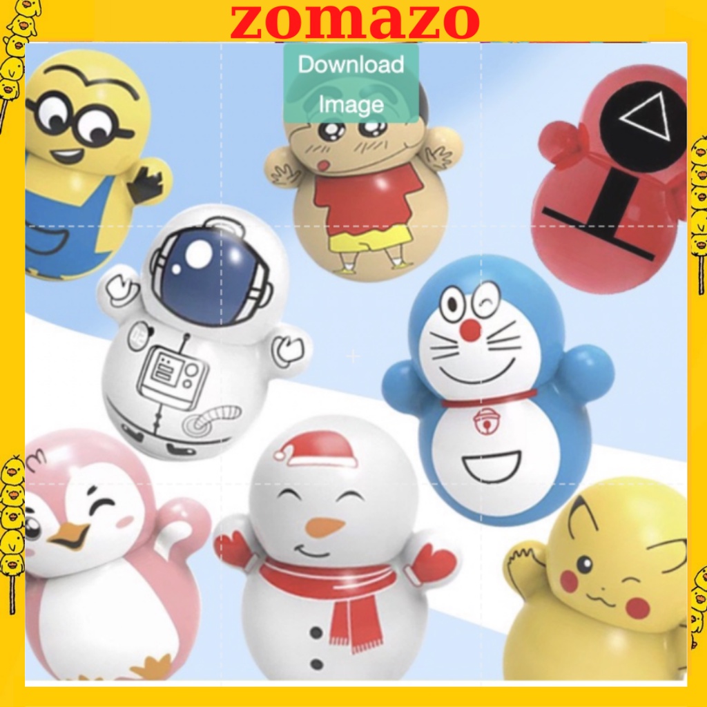 Lật đật mini ZOMAZO đồ chơi trẻ em nghộ nghĩnh là món quà tặng vô cùng ý nghĩa của Bố Mẹ, Thầy cô giành cho các con