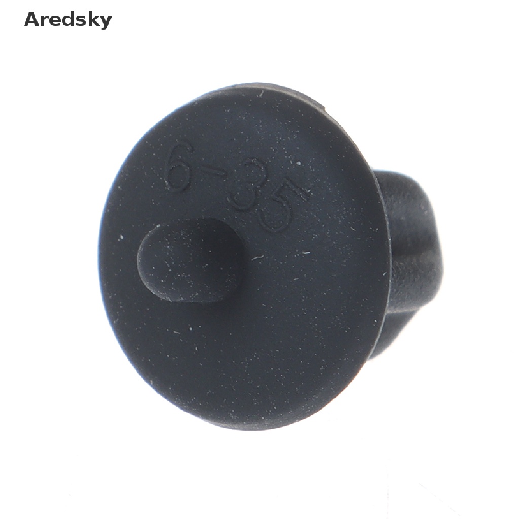 Bộ 10 Vỏ Cao Su Đen 6.35mm Bọc Chống Bụi Cho Jack Âm Thanh / Micro / DVD / PC