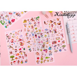 Set 6 Tấm Sticker Gia Đình Hạnh Phúc