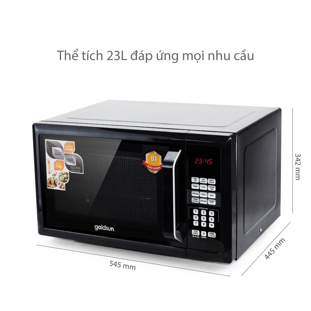 Lò Vi Sóng Goldsun CK2501 23 Lít- Điện máy Sunmy- Bảo hành chính hãng