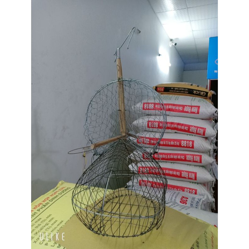 Hỗ trợ ship- lồng bẫy chim chào mào chòe bằng săt , lụp chào mào, chích choè siêu nhạy- phụ kiện pét