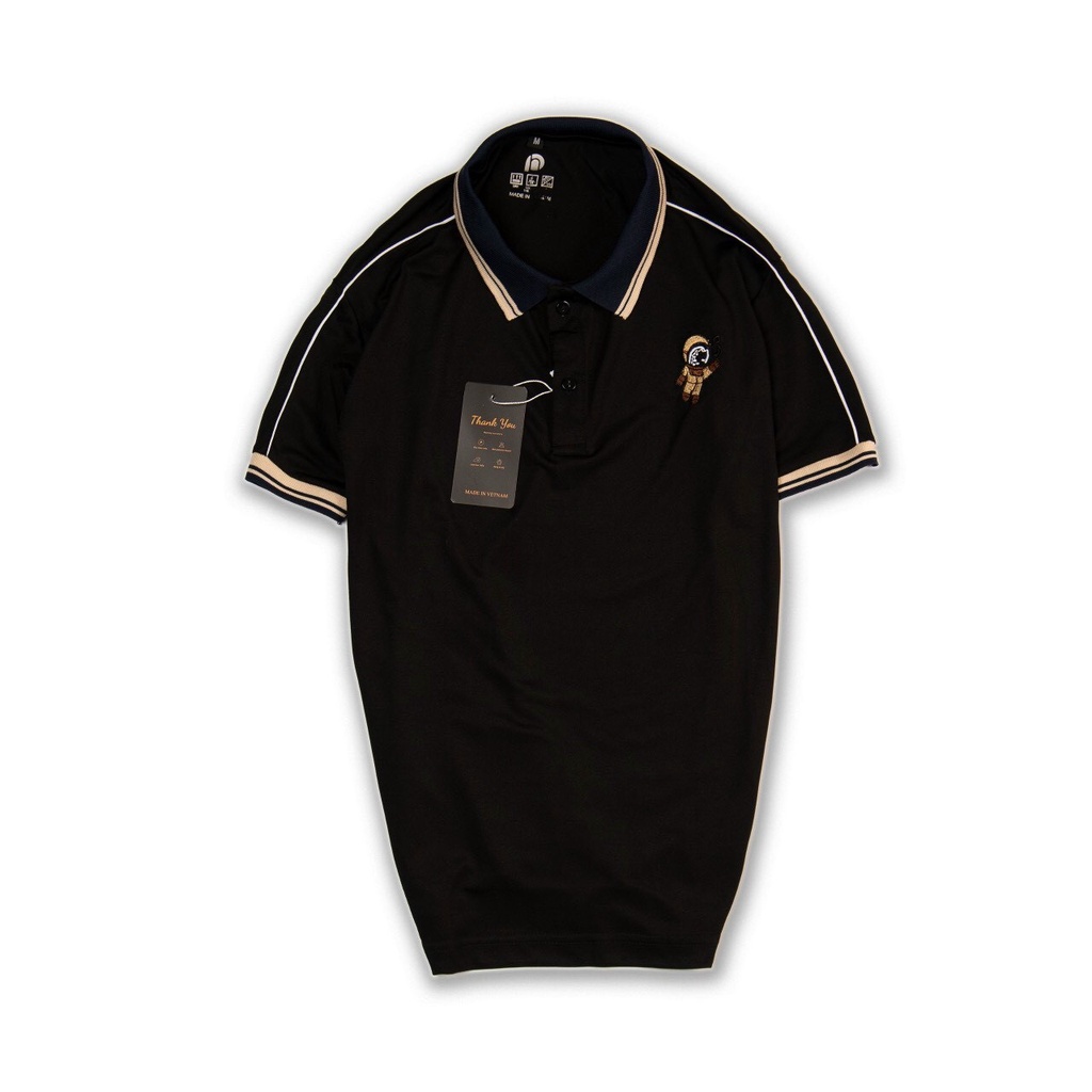 Áo Polo Nam cổ bẻ thêu phg thun basic cộc tay vải cá sấu cotton phong cách trẻ trung chuẩn form nhiều màu