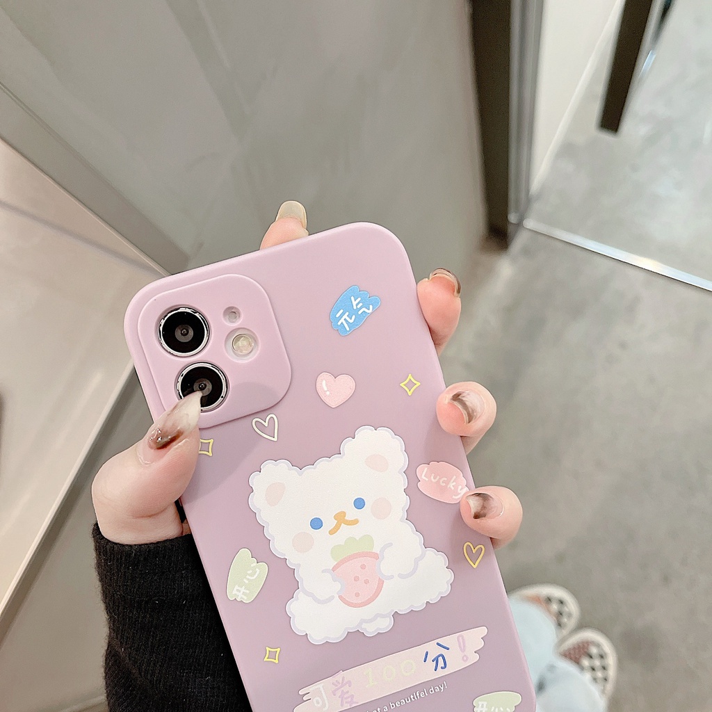 Ốp lưng iphone Tpu Mềm Trong Suốt Thời Trang Cho Iphone 7 11 Pro 12 Pro Max Xs Max Xr 6s 8 7plus 11 Pro Max