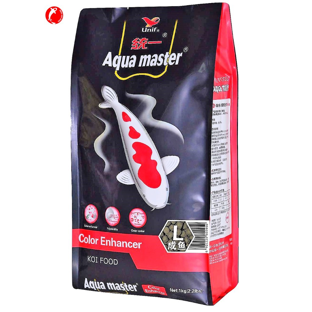 Cám Cá Koi- Thức ăn siêu tăng màu Aqua master Color Enhancer cho koi 1 kg,