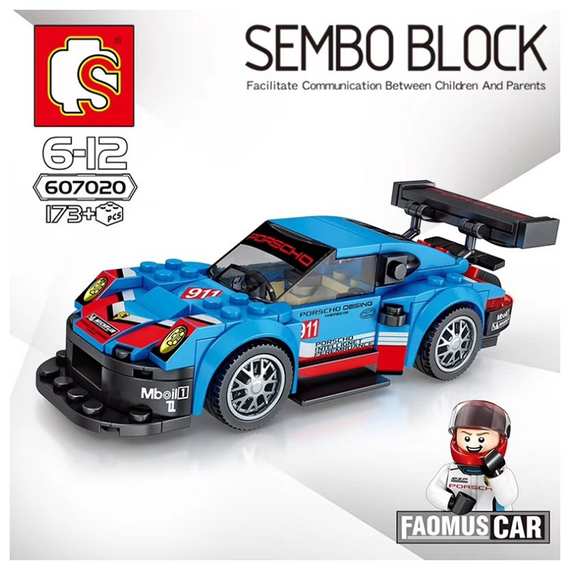 [Mã LIFE0503TOYS giảm 10% đơn 0Đ] New nonLego xe Sembo block đua lắp ghép kiểu bộ lắp ráp