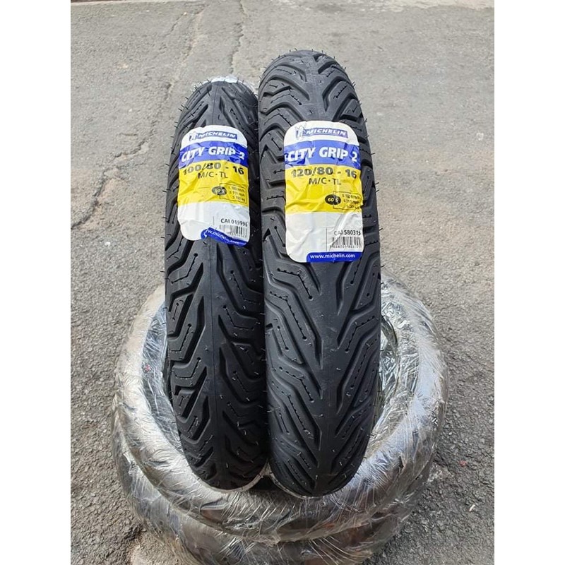 Cặp vỏ lốp xe Michelin City Grip 2 hàng châu âu cho SH Ý, SH 125 150. Size 100/80-16 và 120/80-16