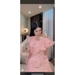 Váy hồng hoa loan lâm