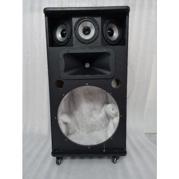 Thùng loa kéo  4 tấc  cao cấp tặng kèm 3loa trung