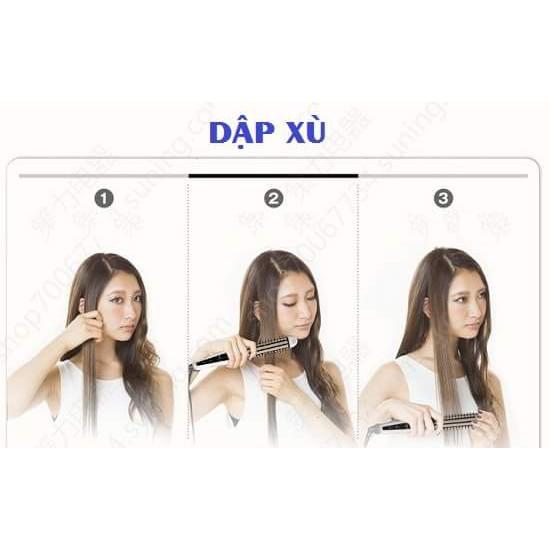Máy làm tóc Nova 3 trong 1 (Lược điện Nova 3 in 1)   (có sẵn)