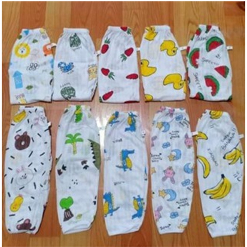 Quần dài cotton giấy cho bé trai bé gái nhiều họa tiết đáng yêu đủ size từ 3 -13kg _ Q4