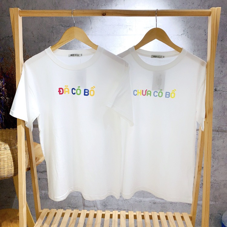 Áo Thun Unisex Nam Nữ  ĐÃ CÓ BỒ/CHƯA CÓ BỒ Màu Trắng/Đen Ulzzang Hot Trend Street Style Mr Smile 99 Shop