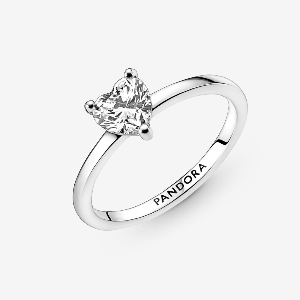 Nhẫn Trái Tim Lấp Lánh Quà Tặng Valentine