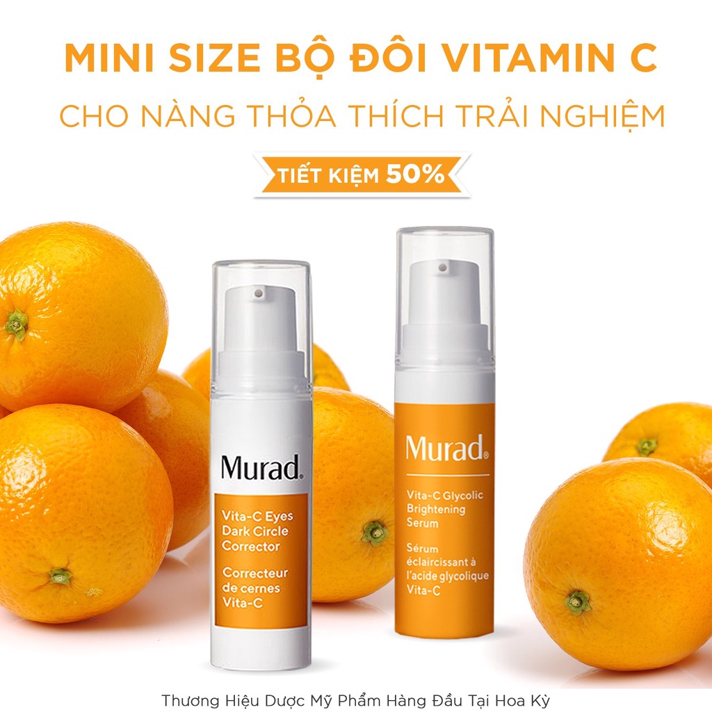 Mini 5ml - Kem giảm thâm mắt thế hệ mới Murad Vita-C Eyes Dark Circle Corrector