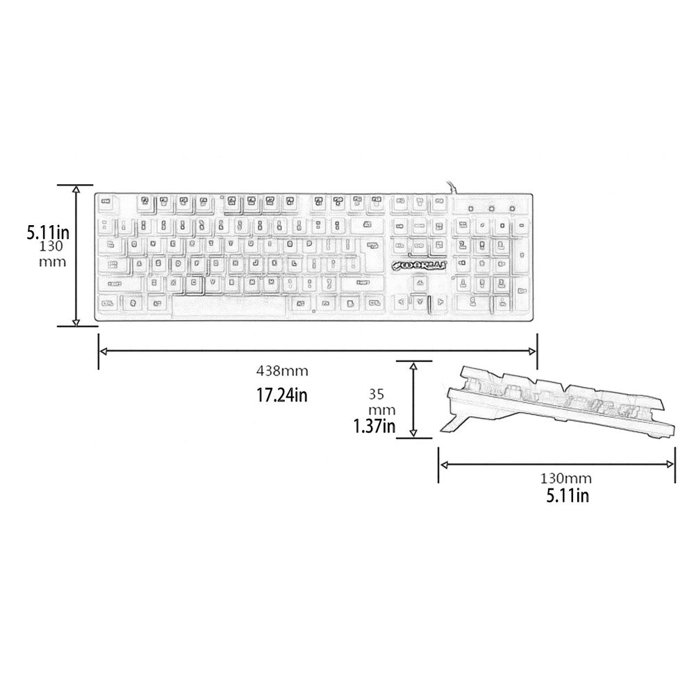 Bàn Phím Không Thấm Nước Chất Lượng Cao Ht22