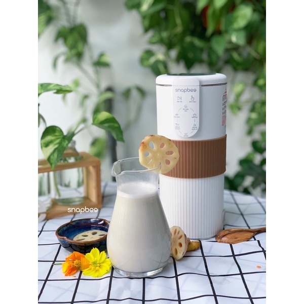 Máy làm sữa hạt mini Snapbee nấu sữa hạt,xay sinh tố ,nấu cháo,dễ vệ sinh