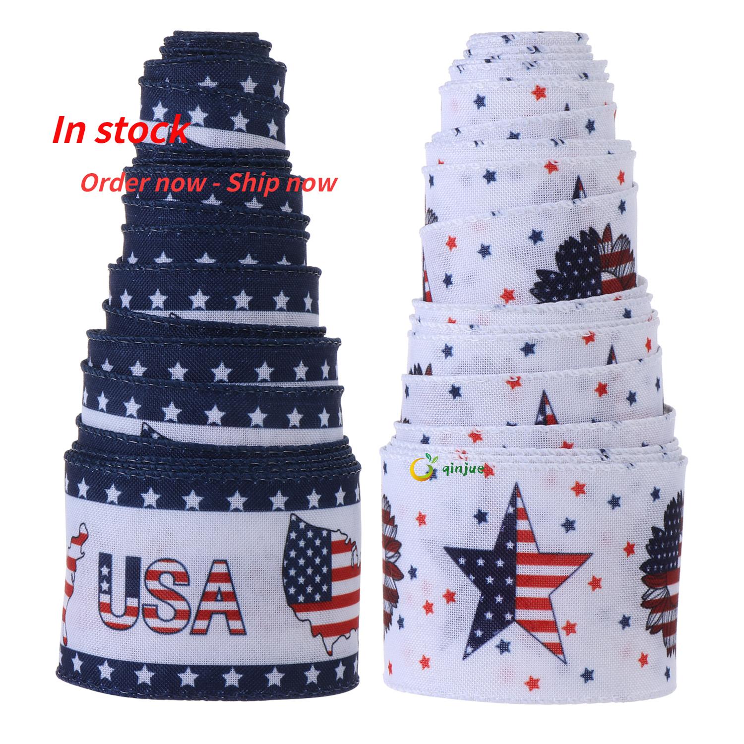 Set 2 Cuộn Dây Ruy Băng Màu Đỏ Dùng Để Trang Trí