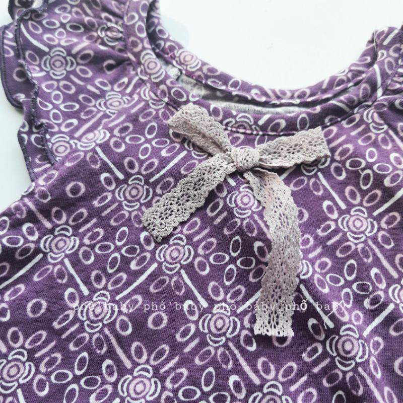 body cotton oganic siêu mêm mát cho bé gái