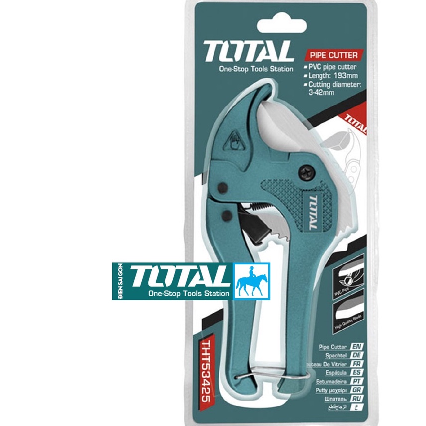 Total DAO KÉO CẮT ỐNG NHỰA PVC 193MM THT53425 THT534216